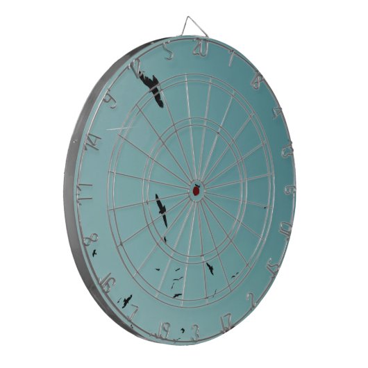 Veel vogels en een contra-indicatie dartbord (Voorkant Links)