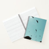 Veel vogels en een contra-indicatie notitieboek (Binnen)