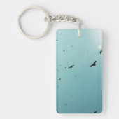 Veel vogels en een contra-indicatie sleutelhanger (Voorkant)