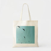Veel vogels en een contra-indicatie tote bag (Voorkant)