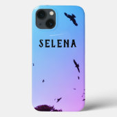 Veel vogels en een contra-Jouw naam Case-Mate iPhone Case (Achterkant)