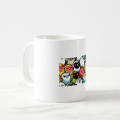 Veel vogels koffiemok (Voorkant links)