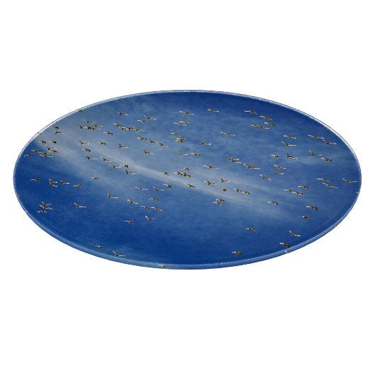 Veel vogels snijplank (Hoek)