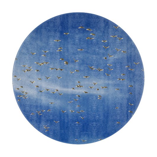 Veel vogels snijplank (Voorkant)