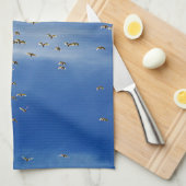 Veel vogels theedoek (Quarter Fold)