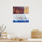 Veel wateren kunnen de liefde niet ondermijnen, n. poster (Keuken)