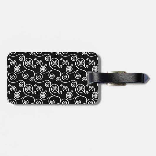 Veel weefsel naaien bagagelabel (Achterkant horizontaal)