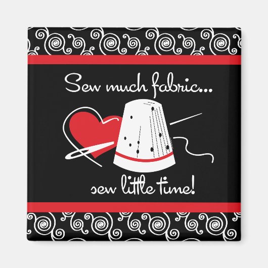 Veel weefsel naaien magneet (Voorkant)