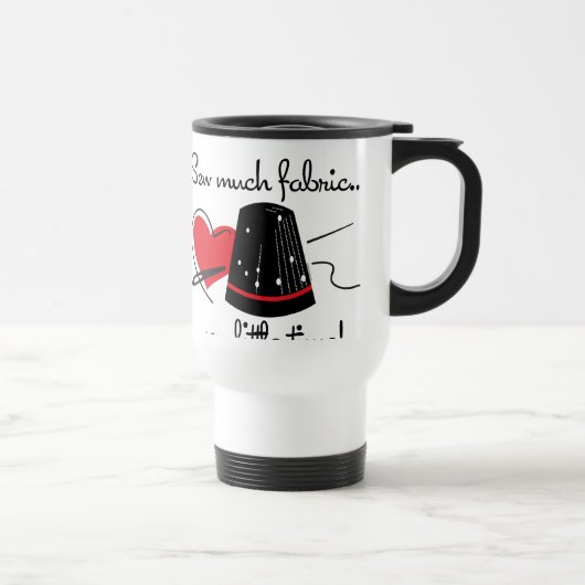 Veel weefsel naaien reisbeker (Rechts)