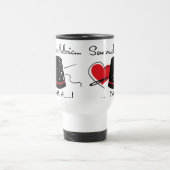 Veel weefsel naaien reisbeker (Center)