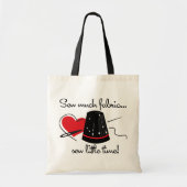 Veel weefsel naaien tote bag (Voorkant)