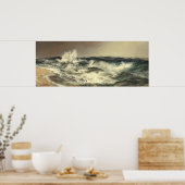 Veel weerzinwekkende Zee - Thomas Moran Fine Art P Poster (Keuken)