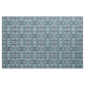 Veel wervelingen Turquoise Paint Pour Design Stof (Yard (91,4 cm))