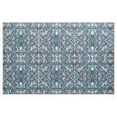 Veel wervelingen Turquoise Paint Pour Design Stof (Fat Quarter)