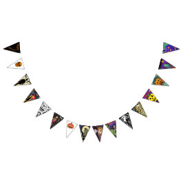 Veel wezens voor Halloween Vlaggetjes