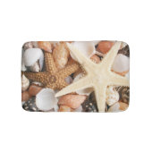 Veel zeeschelpen, zeeduivel badmat (Voorkant)