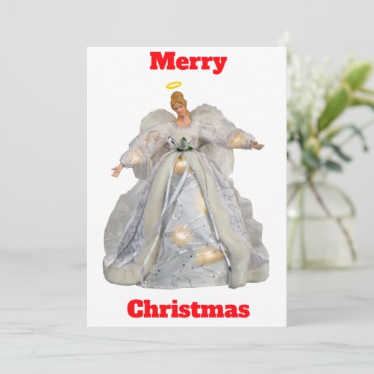 Veel zegeningen engel Kaart (Staand voorkant)