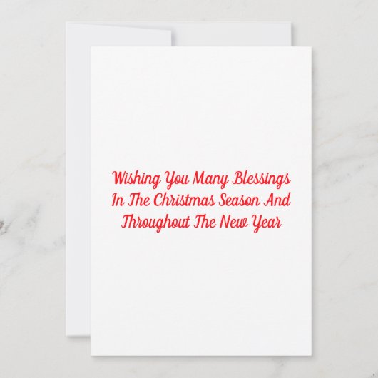 Veel zegeningen engel Kaart (Achterkant)