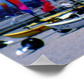 Veel zeilboten van Hobie in Jersey Poster (Hoek)