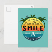 Veel zomertijd briefkaart (Voorkant / Achterkant)