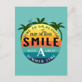 Veel zomertijd briefkaart (Voorkant)