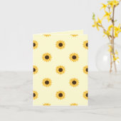 Veel zonnebloemen kaart (Gele Bloem)
