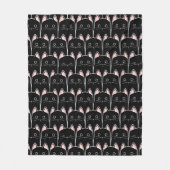 Veel zwarte katten fleece deken (Voorkant)