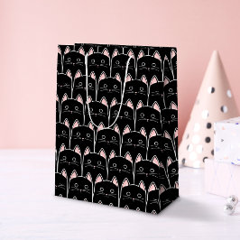 Veel zwarte katten medium cadeauzakje