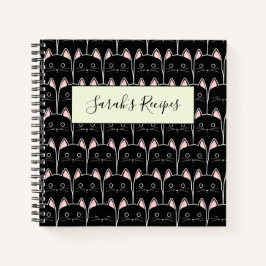 Veel zwarte katten notitieboek