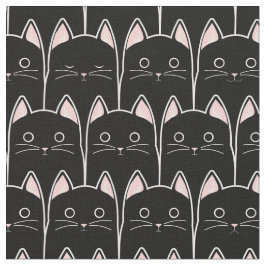 Veel zwarte katten stof