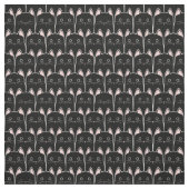 Veel zwarte katten stof (Swatch)