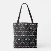 Veel zwarte katten tote bag (Achterkant)