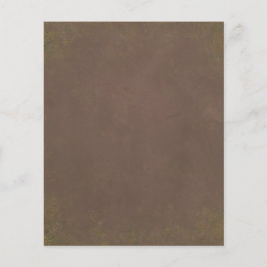 VeelDank BRUINE CHOCOLADE ACHTERGRONDEN BEELDHOUWE Flyer (Voorkant)