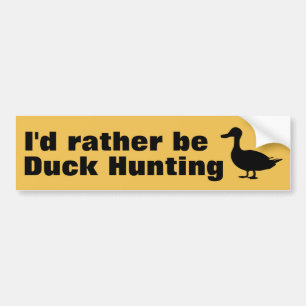 Veeleer de Duck Hunting Bumpersticker