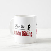 Veeleer een mountainbiking koffiemok (Voorkant links)