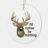 Veeleer jagen keramisch ornament (Links)