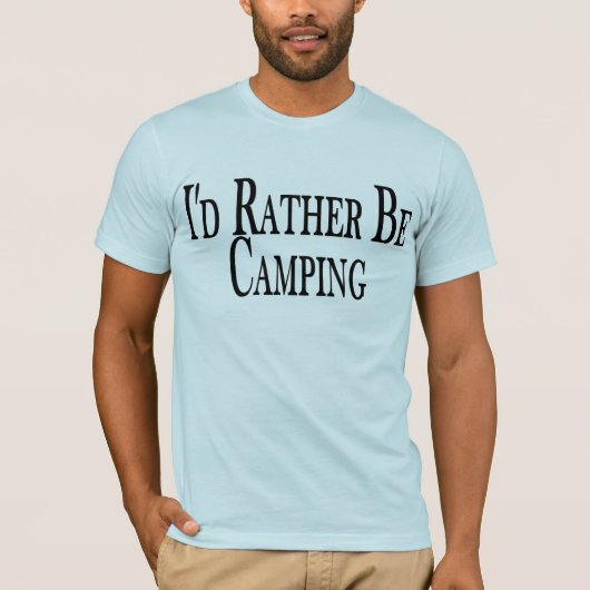 Veeleer kamperen t-shirt (Voorkant)