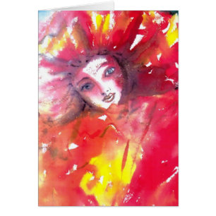 VEELEI MASKERADE FEITEN - MASKIN IN ROOD