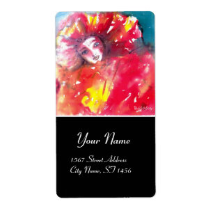 VEELEI MASKERADE FEITEN - MASKIN IN ROOD ETIKET