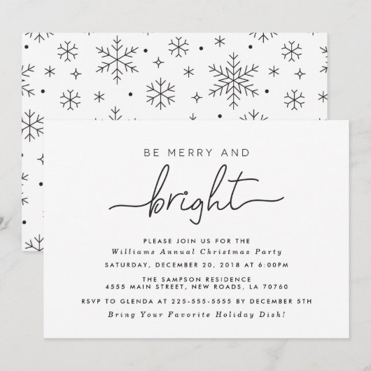 Veeleisende feestdagen en feestelijke feestdagen kaart (Voorkant / Achterkant)