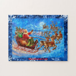 Veeleisende kerstuitdaging - Tekstcadeau aanpassen Legpuzzel
