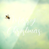 Veelgestelde kersttekst met handgeschreven tekst b raamsticker (Vel 3)