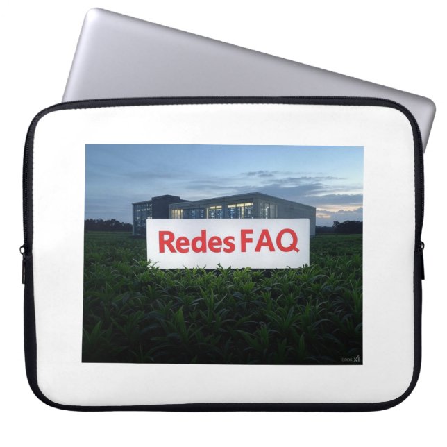 Veelgestelde vragen over netwerken laptop sleeve (Voorkant)