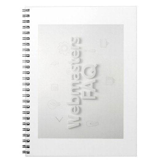 Veelgestelde vragen over webmasters notitieboek (Voorkant)