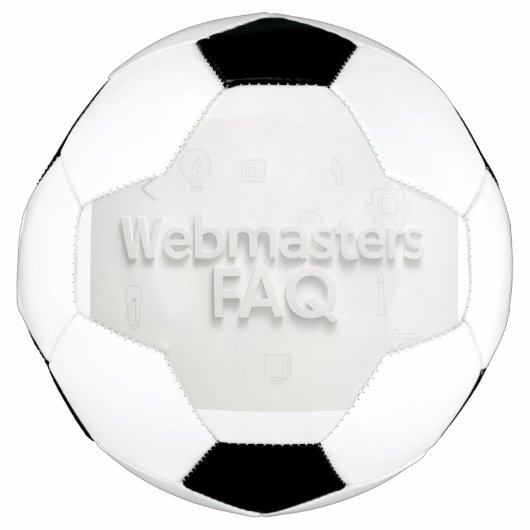 Veelgestelde vragen over webmasters voetbal (Voorkant)