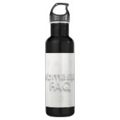 Veelgestelde vragen over webmasters waterfles  (Voorkant)