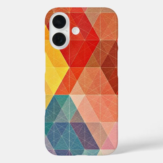 Veelhoek Abstract Case-Mate iPhone Case (Achterkant)