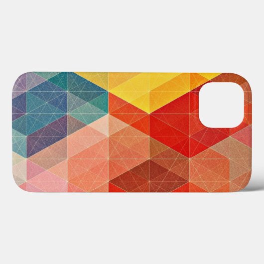 Veelhoek Abstract Case-Mate iPhone Case (Achterkant (horizontaal))