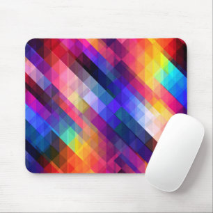 Veelhoek abstract kleurig patroon muismat