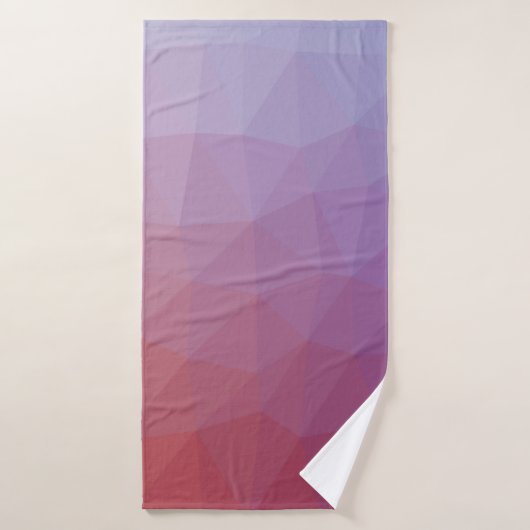 veelhoek abstract. Moderne abstracte illustratie w Badhanddoek (Badhanddoek)